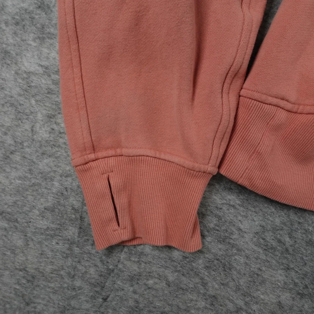 Lululemon Sweatshirt Womens M/L‎ Pink Scuba Oversized Funnel Neck 1/2 Zip